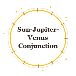 Sun-Jupiter-Venus Conjunction